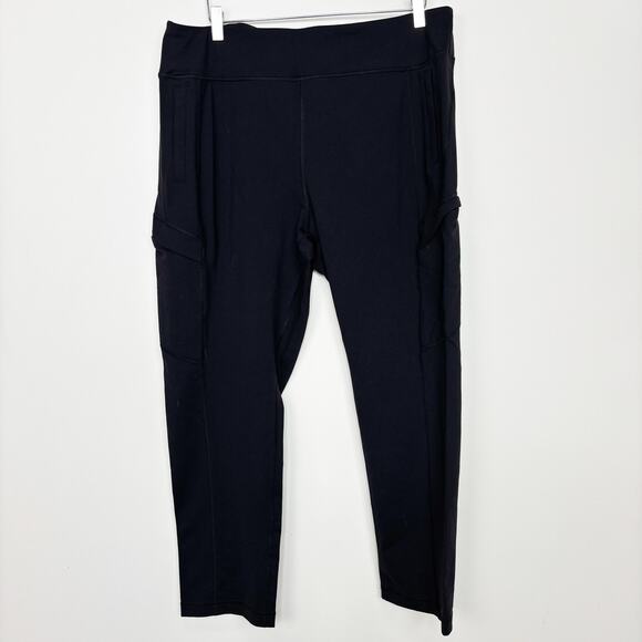 Duluth Trading Company Pants - Duluth Trading Company Women's Black Legging Cargo Pants XL x 29